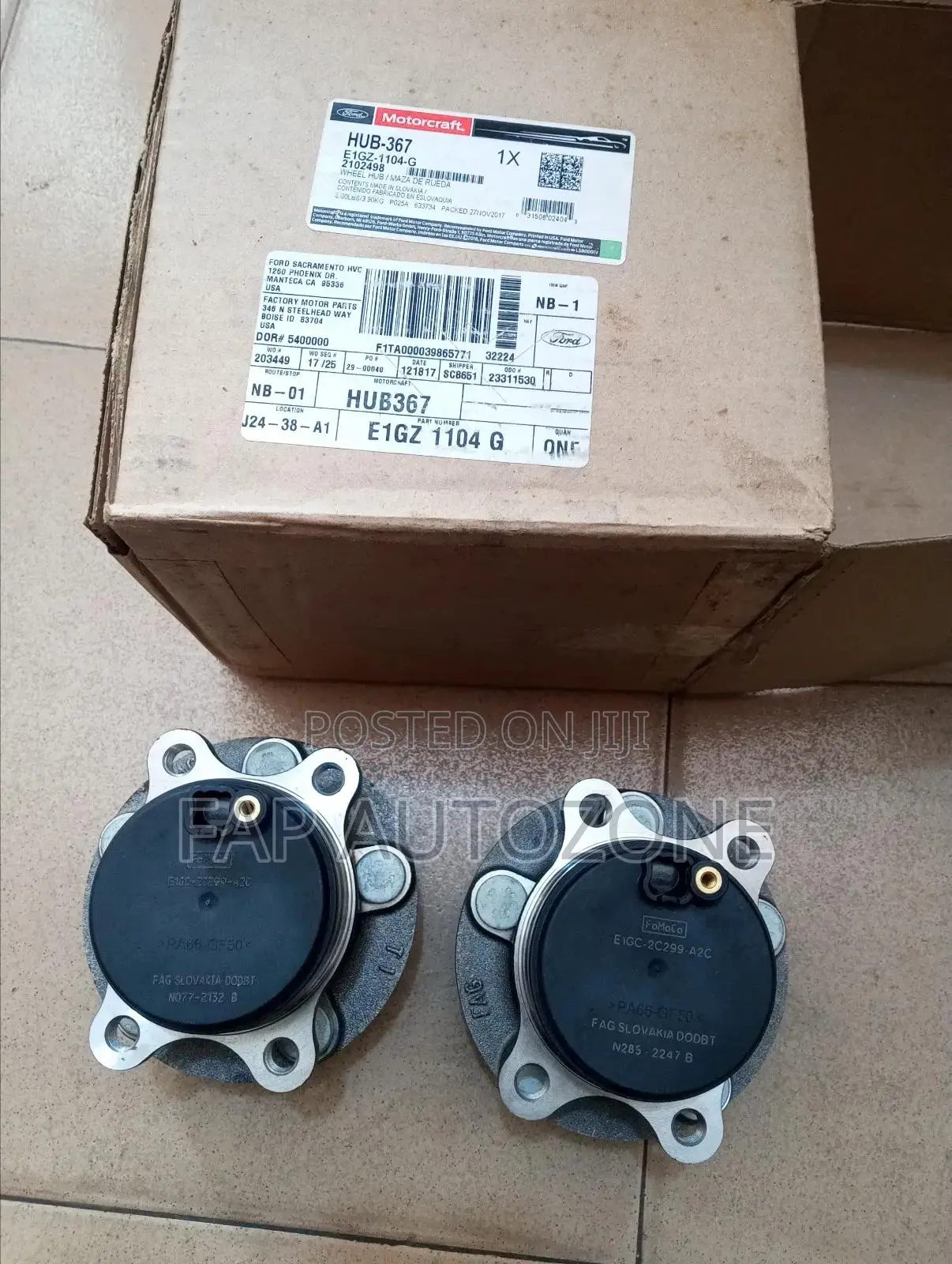 Original Motorcraft Ford Edge, Lincoln MKX Wheel Hub Bearing From USA