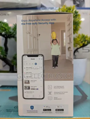 Eufy Indoor Cam E220, Wi‐Fi Plug‐in Home Security Cam