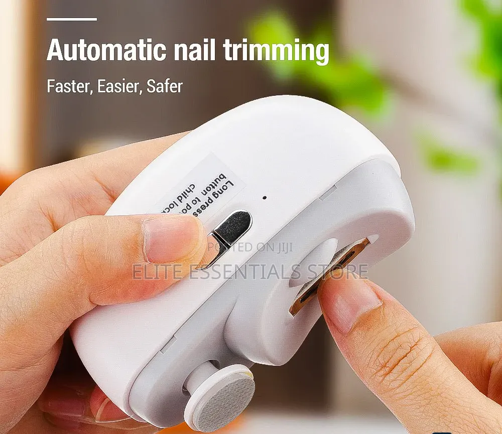 Electric Automatic Rechargeable Nail Clipper Trimmer Polisher File