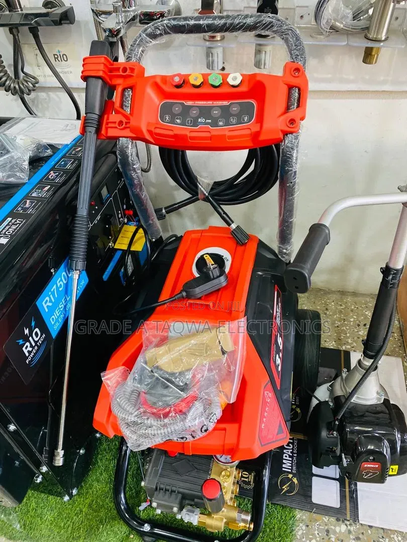 Orange Color Rio 3.5 KW Car Pressure Washer Machine