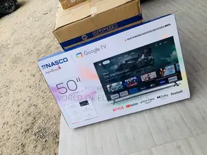 Ultra Slim Nasco 50" Google Smart HDR LED TV (NAS-J50FBFL-G)
