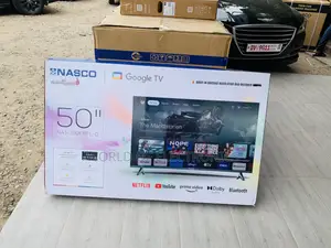 Call for the Nasco 50" Google Smart HDR LED TV (NAS-J50FBFL-G)Black