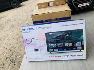 Call for the Nasco 50" Google Smart HDR LED TV (NAS-J50FBFL-G)Black