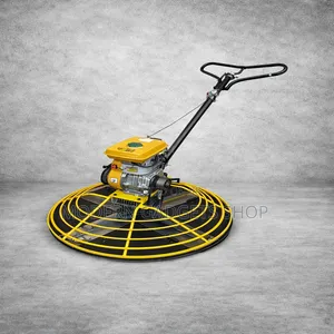 Power Trowel Concrete Finishing –Petrol Engine Floor Smoothing Machine