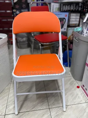 Padded Metal Folding Chair