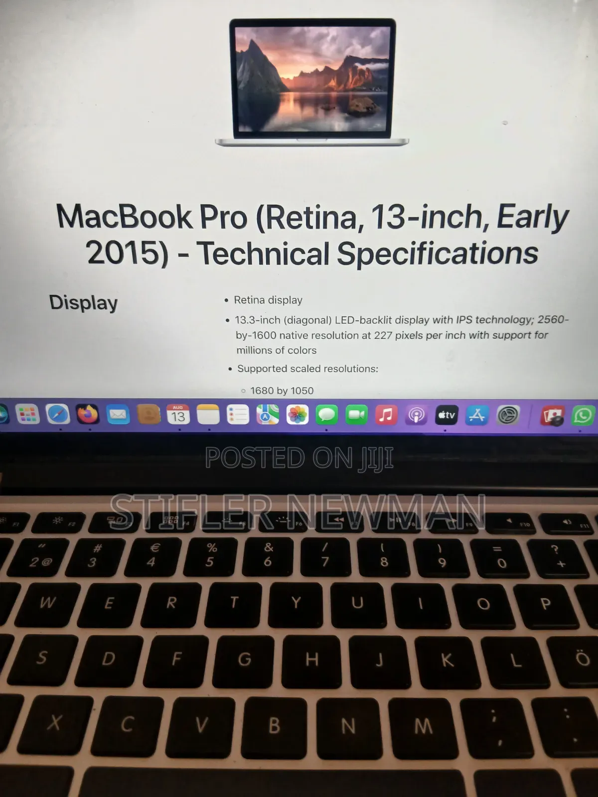 Laptop Apple MacBook 2015 8GB Intel Core i5 HDD 128GB