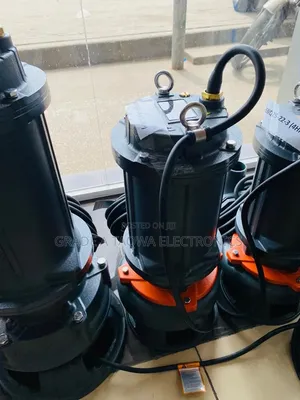 Top-Mounted Electrical Cable Gland Leo 5.5hp Sewage Water Pump