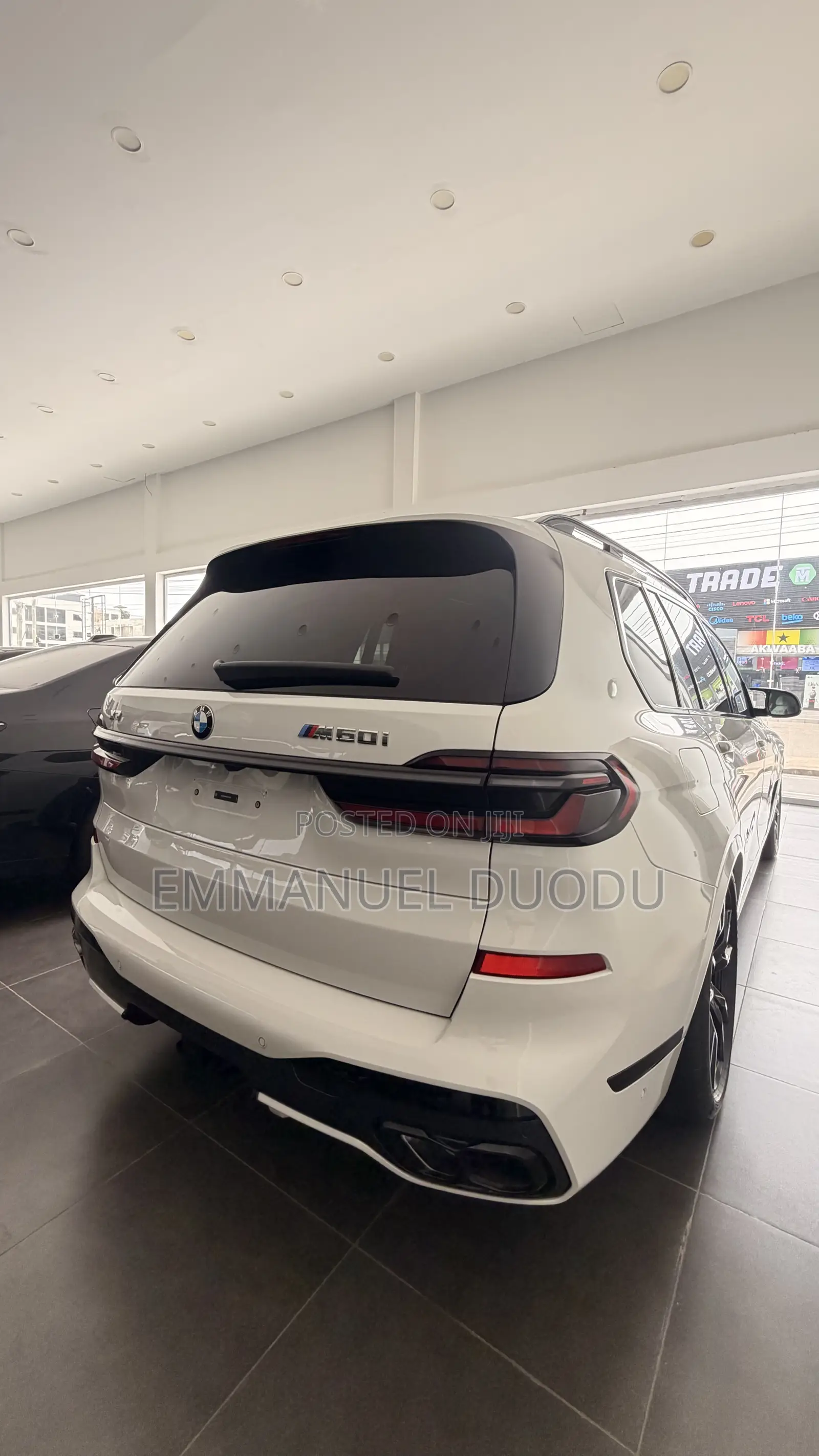 New BMW X7 M60i Sports Activity Vehicle 2025 White