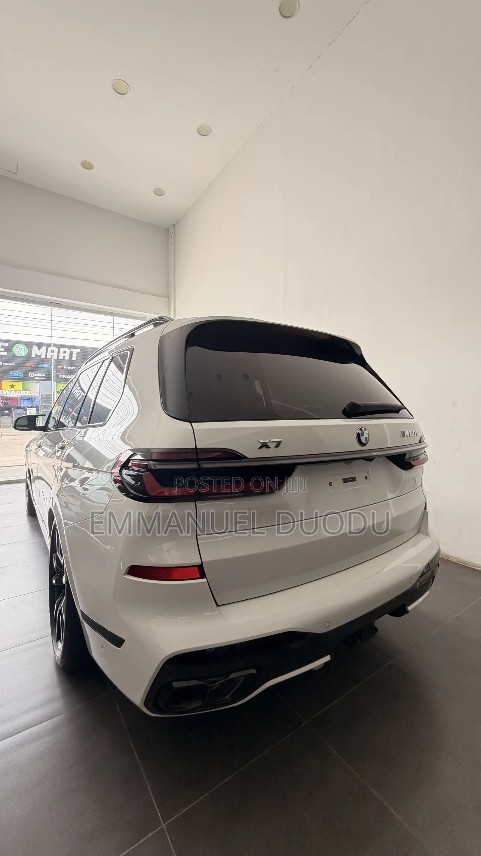 New BMW X7 M60i Sports Activity Vehicle 2025 White