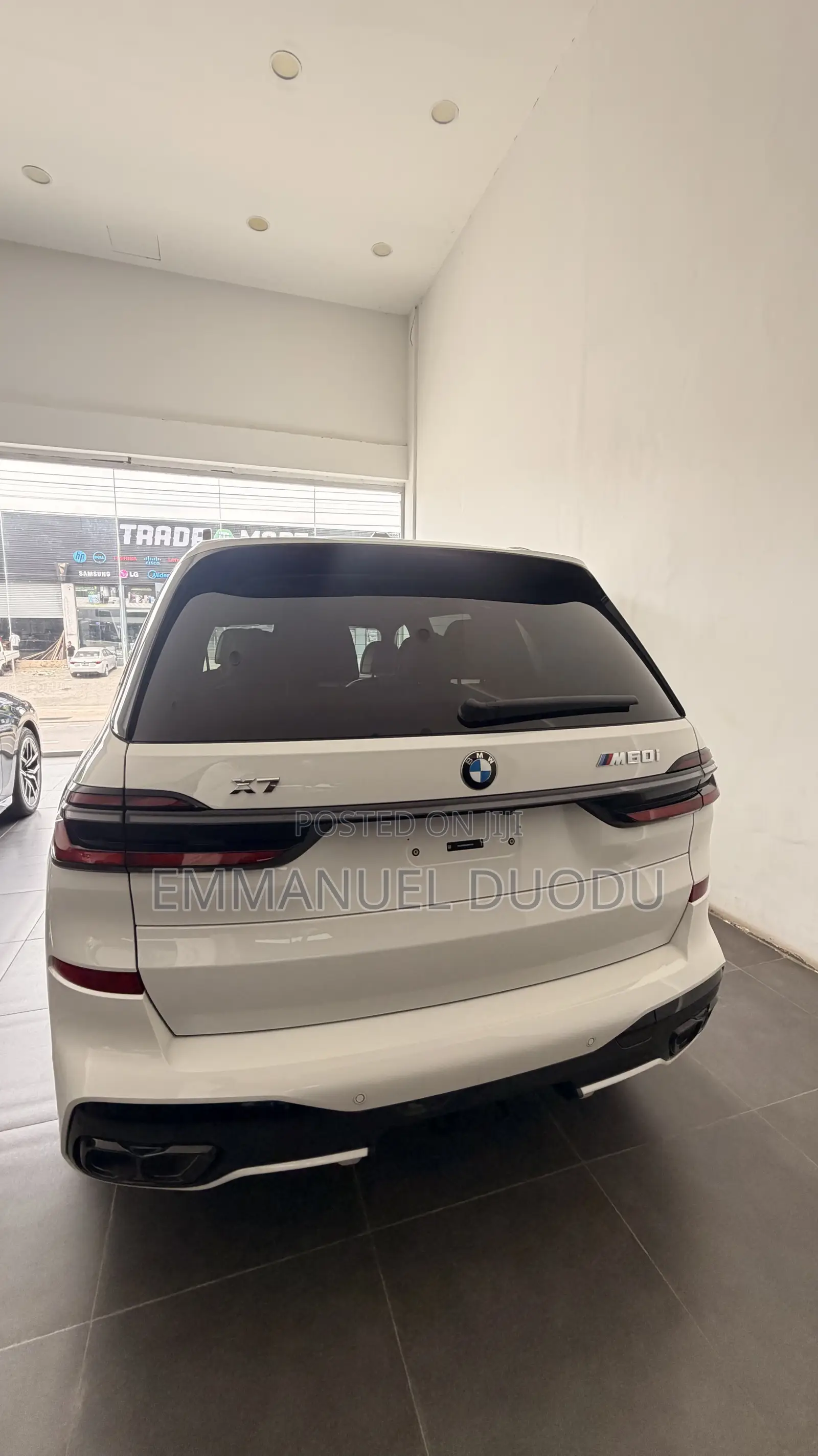 New BMW X7 M60i Sports Activity Vehicle 2025 White