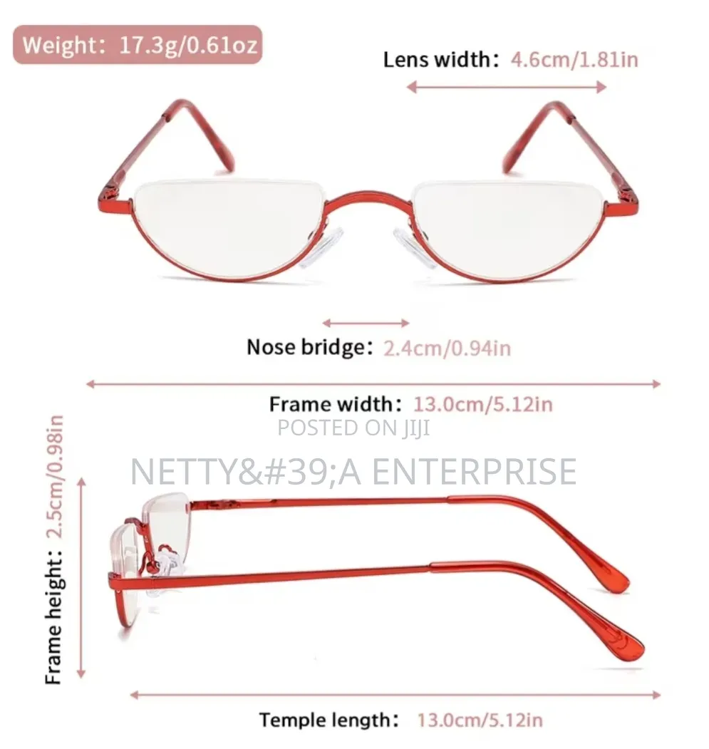 Half Rim Reading Glasses