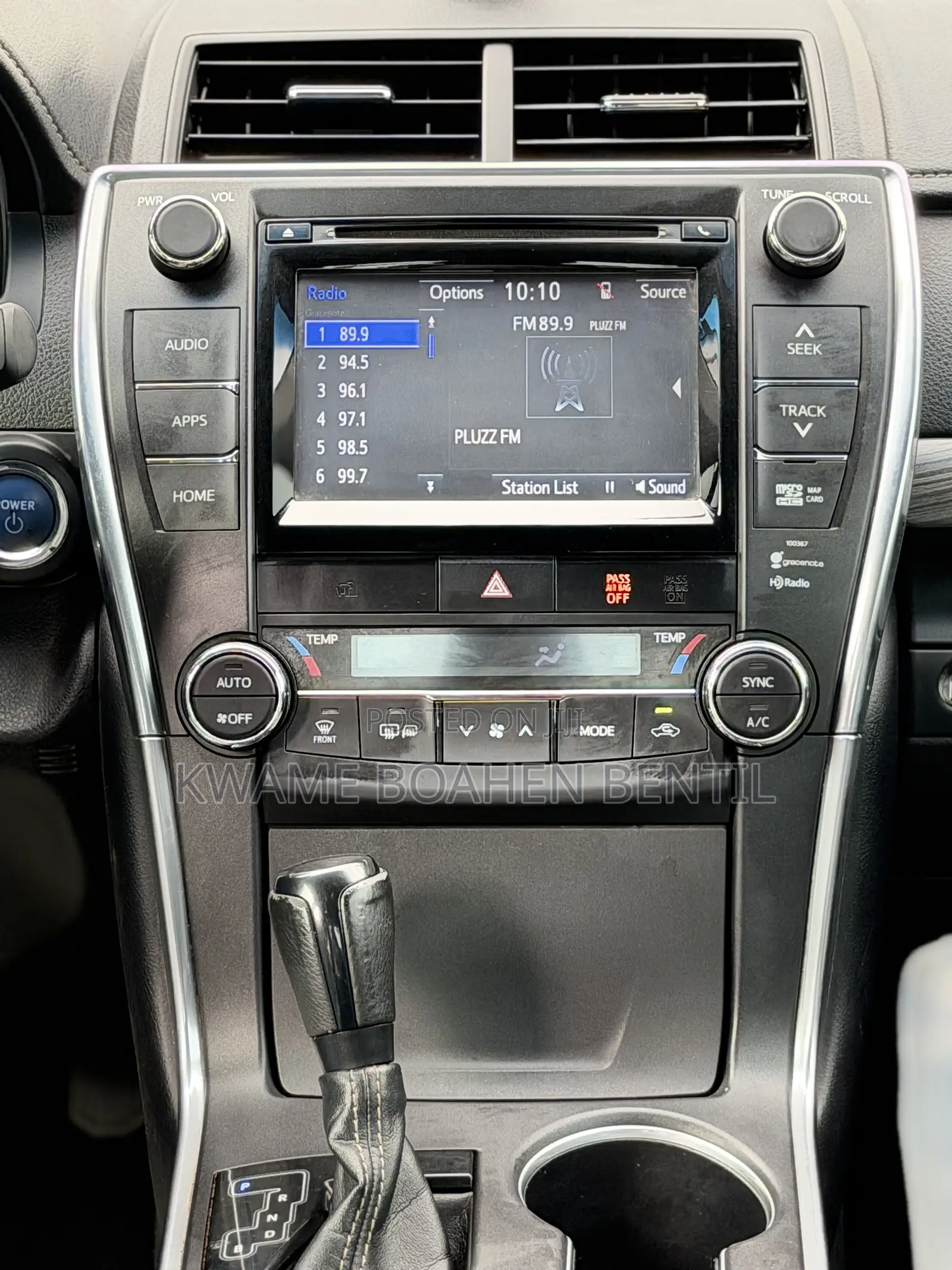 Toyota Camry XLE 4dr Sedan (2.5L 4cyl 6A) 2015 Black