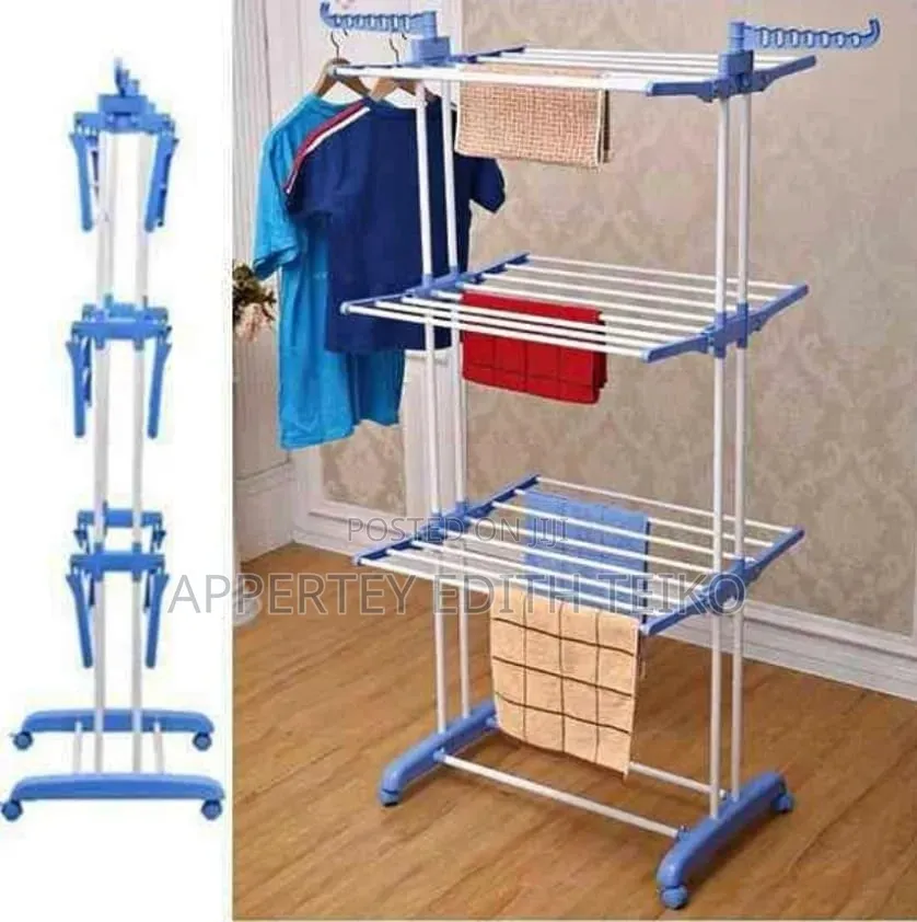 3-Layer Foldable Clothes Drying Rack