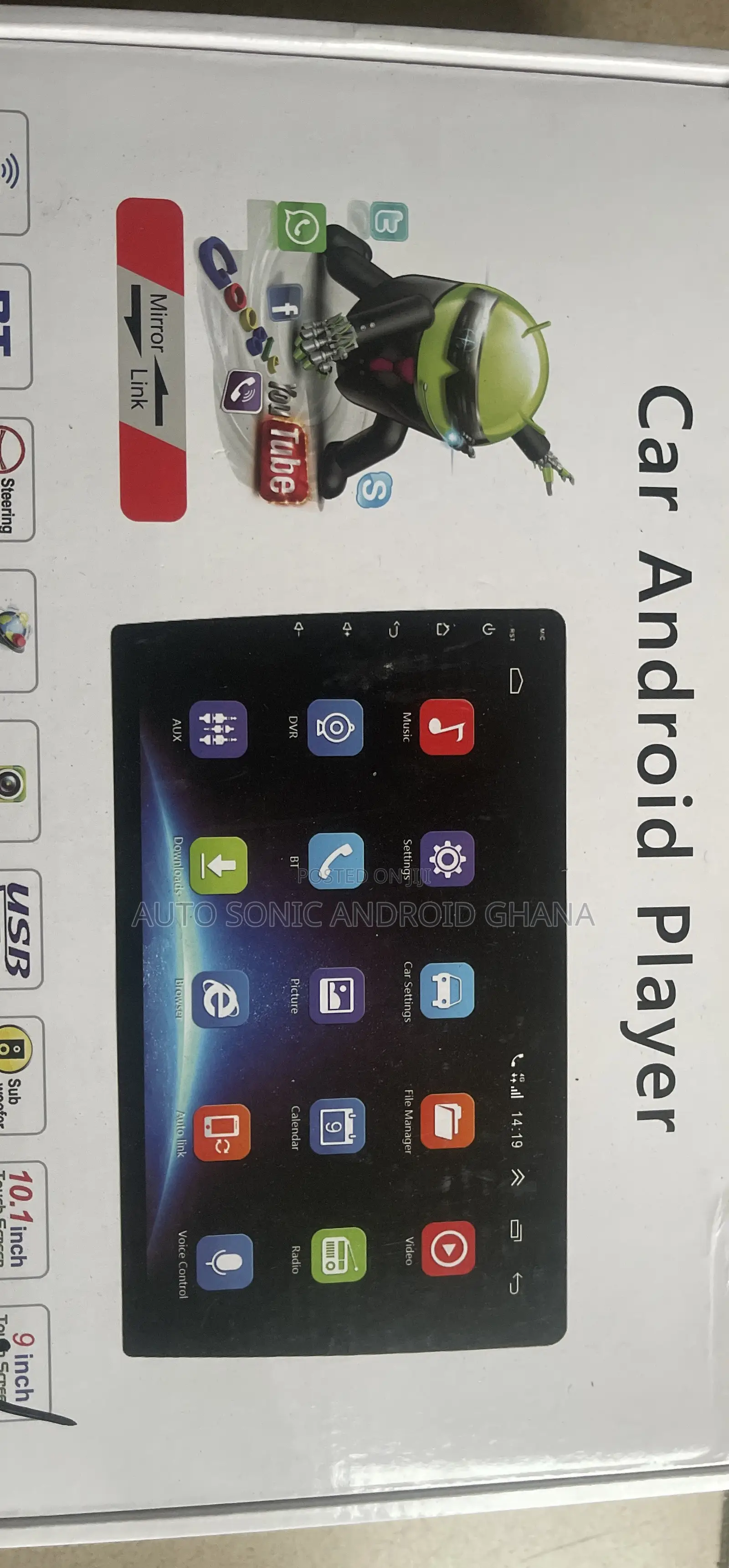 Honda Civic 2014 Android Infotainment Upgrade Screen 9”