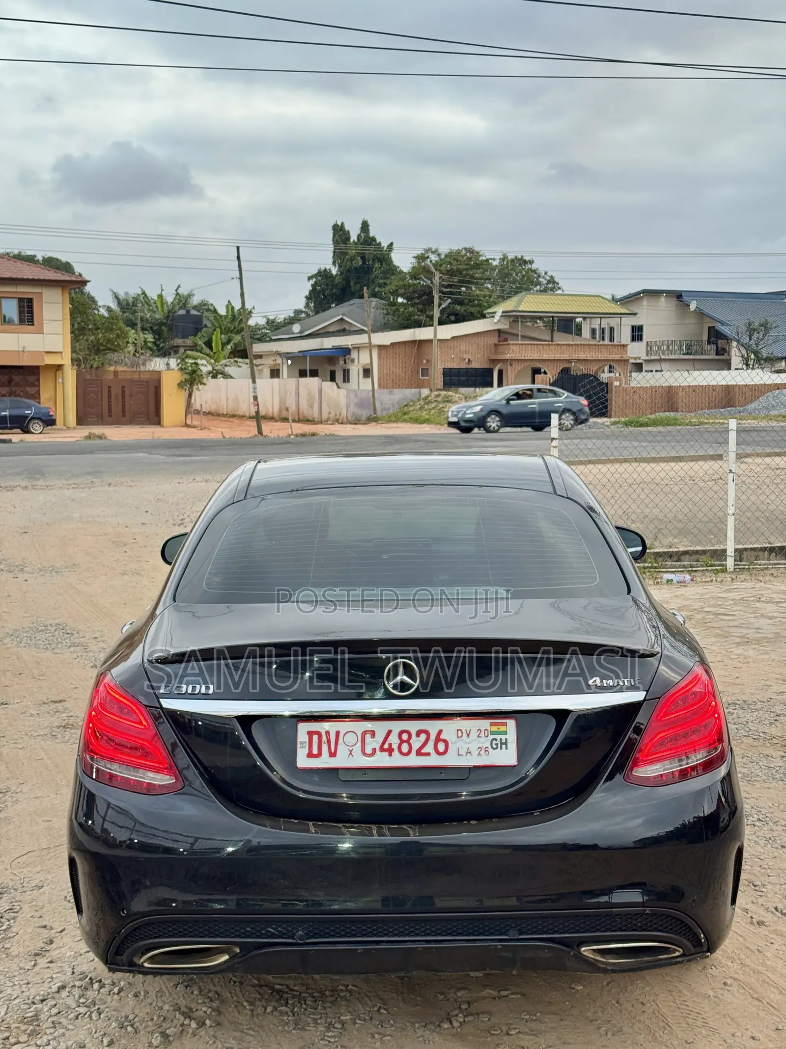 Mercedes-Benz C300 Sport 4Matic Sedan AWD (2.0L 4cyll 7A) 2016 Black