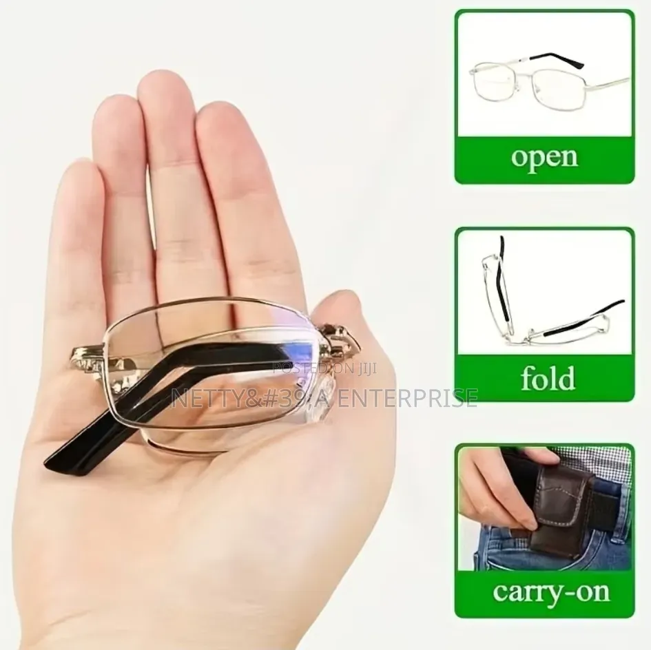 Foldable Reading Glasses(Gold)