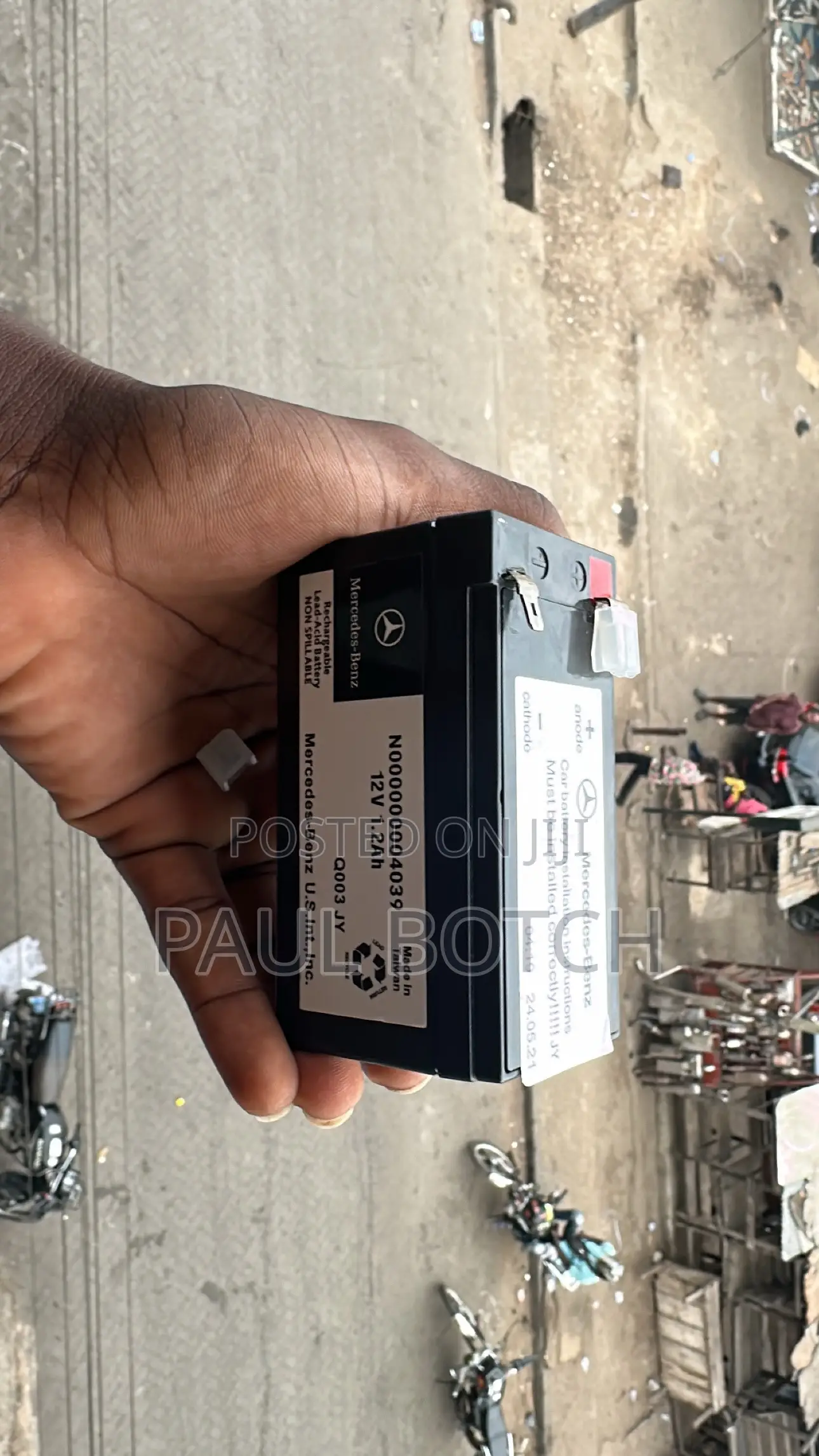 12V 1.2Ah Auxiliary Backup Battery