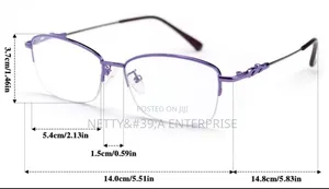 Semi Rimless Ladies Reading Glasses