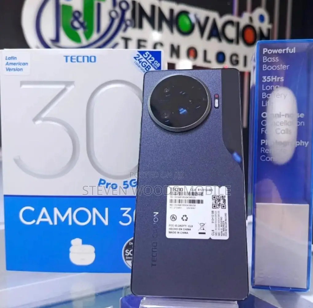 New Tecno Camon 30 Pro 5G 512 GB Black