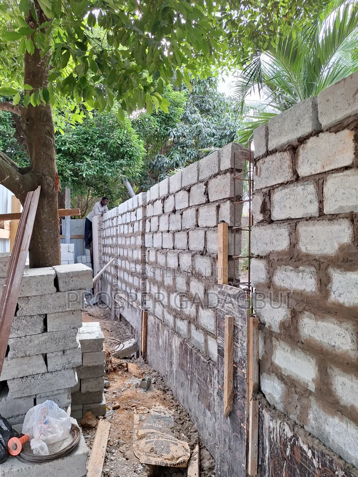 Contractor and Site Engineer