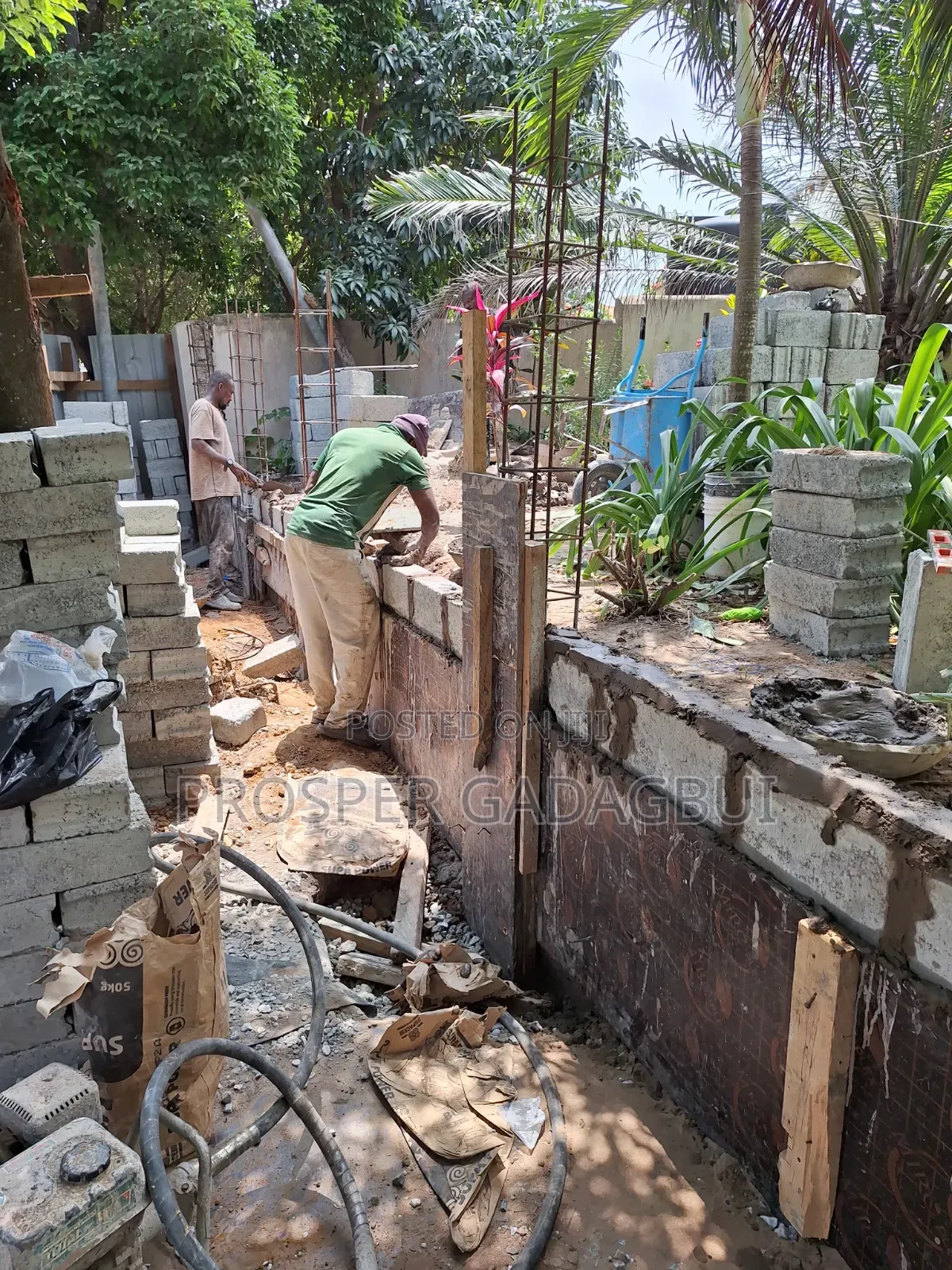 Contractor and Site Engineer