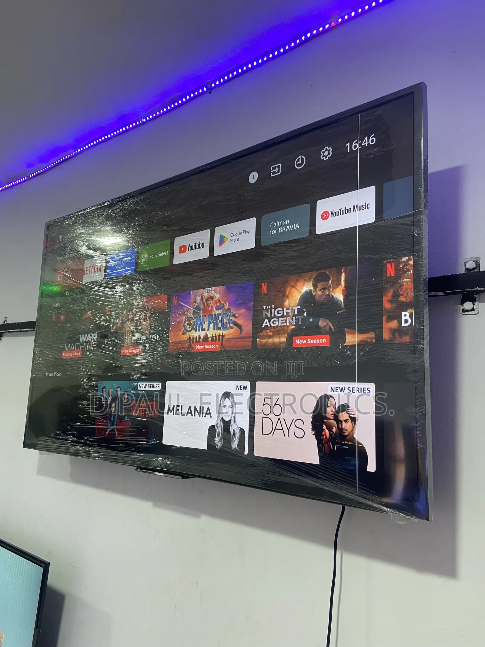 50 Inches Full Satellite Ultra HD Led Smart Android Sony TV.
