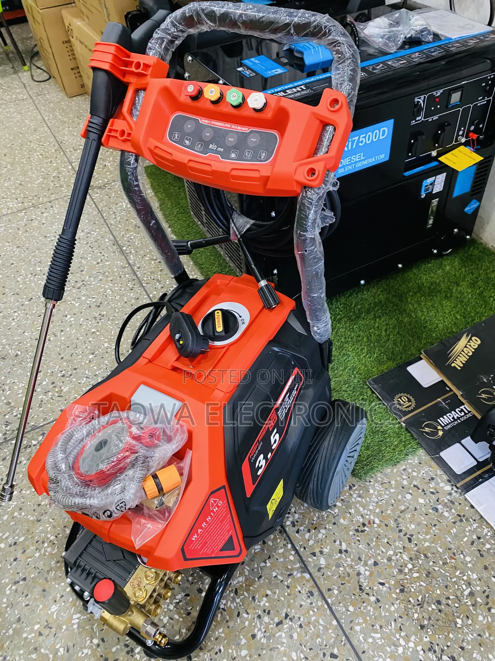 Efficient Rio Car Pressure Washing Machine 3.5kw Rio
