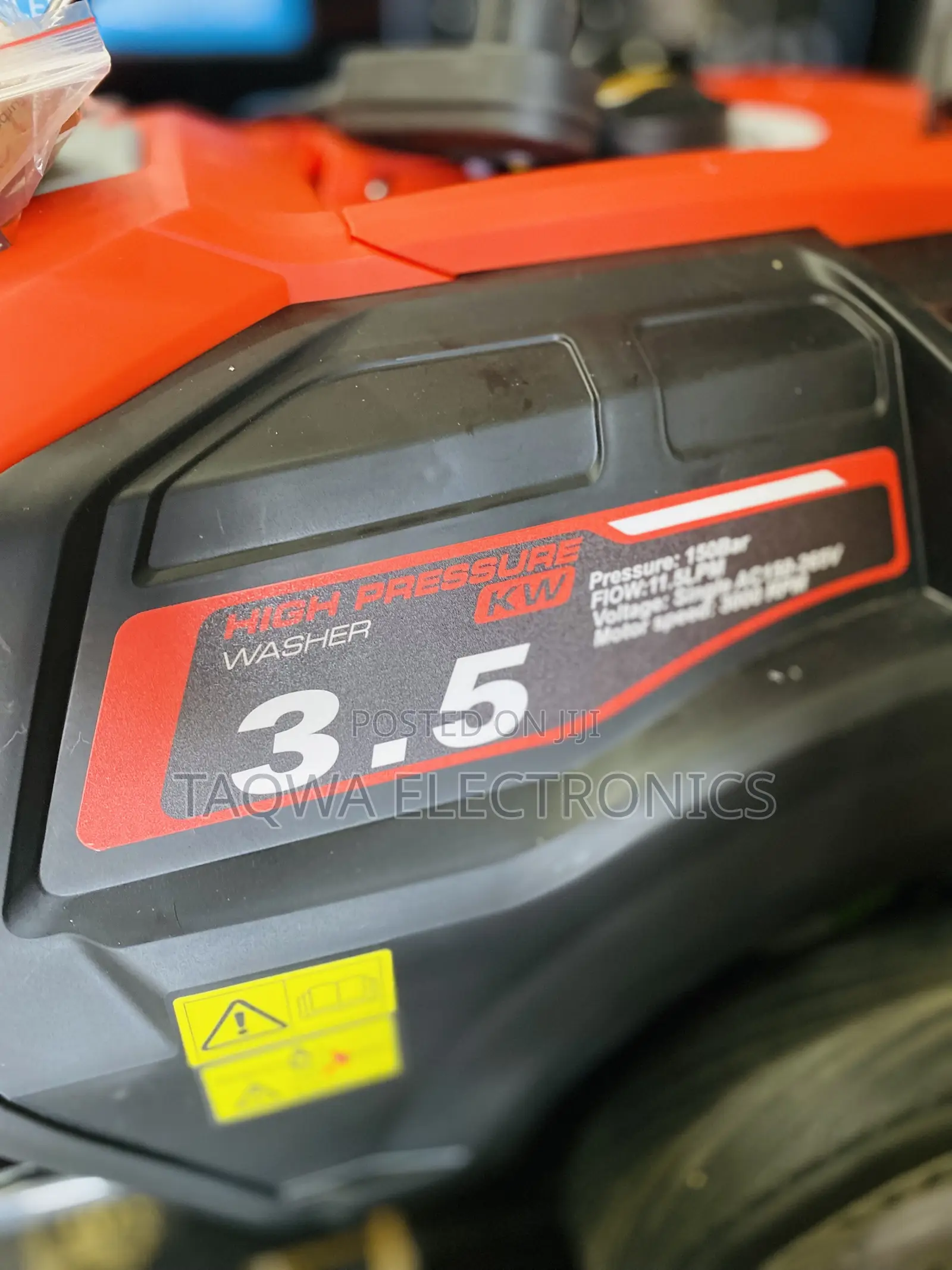 Rio Energy Saving 3.5Kw High Pressure Washing Machine