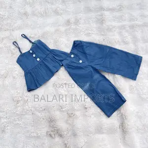 Girls’ Denim 2-Piece Outfit Set