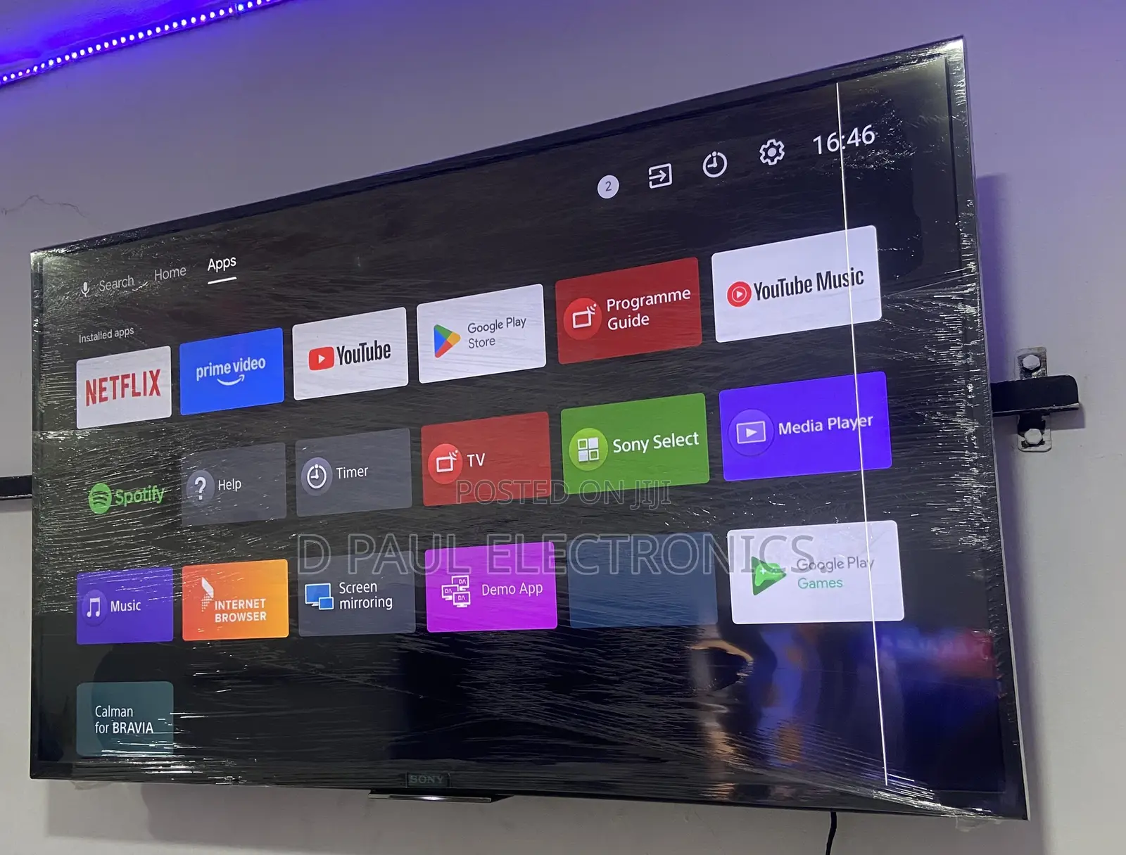 50 Inches Full Satellite Ultra HD Led Smart Android Sony TV.