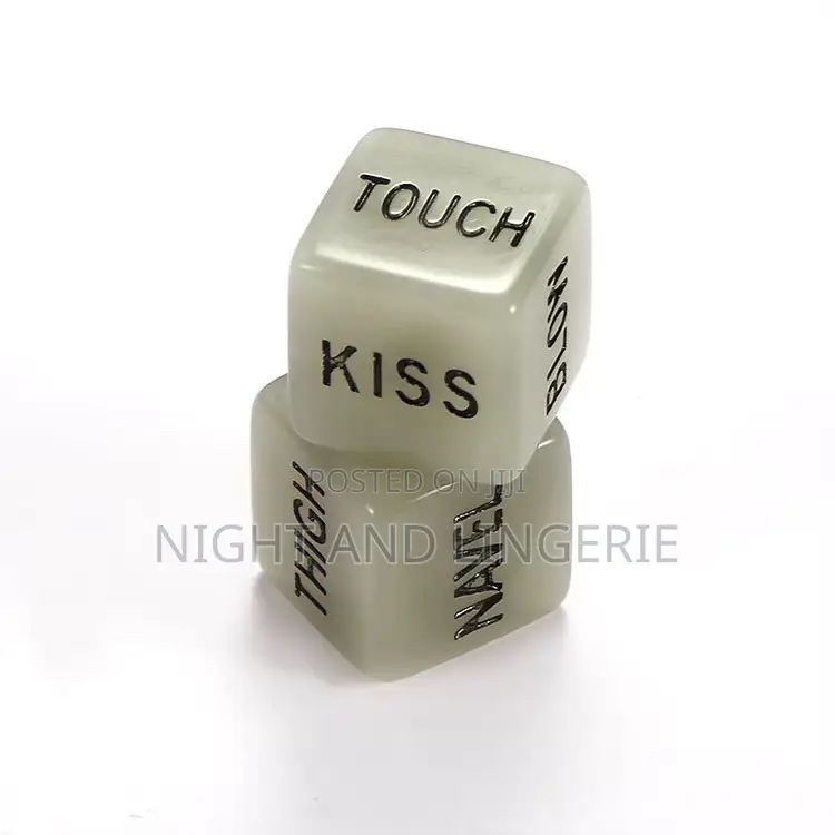 Couple Game Dice Glow in the Dark (2pc)
