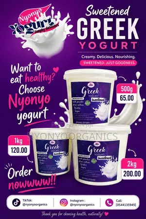 Probiotic Sweetened Greek Yogurt