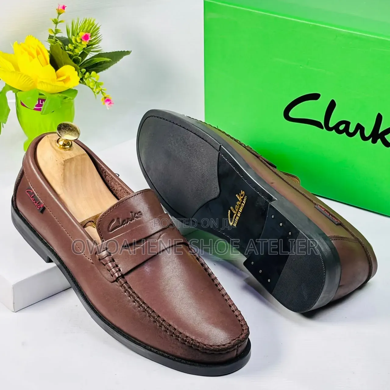 Clarks Men's Genuine Leather Penny Loafer