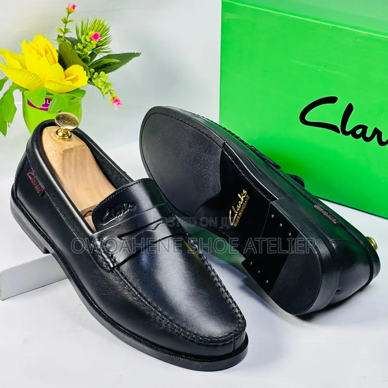 Clarks Men's Genuine Leather Penny Loafer