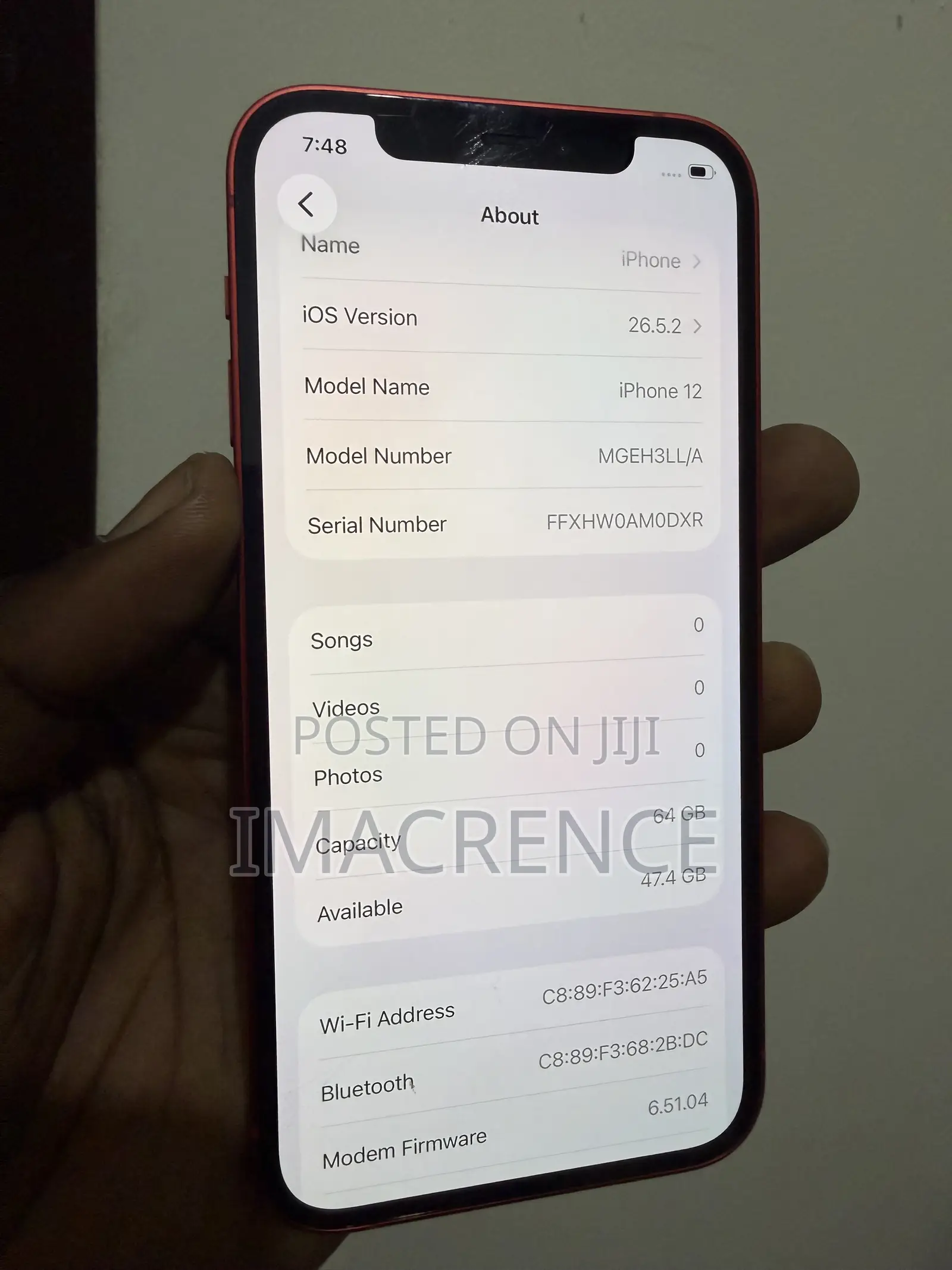 Apple iPhone 12 64 GB Red
