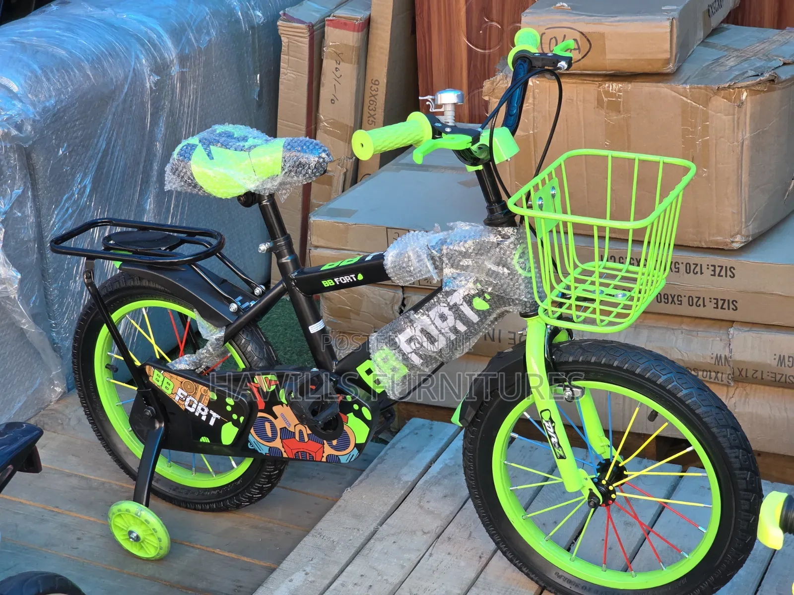 4-7yrs Kids BBFort Bicycle