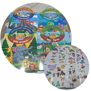 Kids Colouring Book With Stickers 1 to 3 Years ( Price for 1)