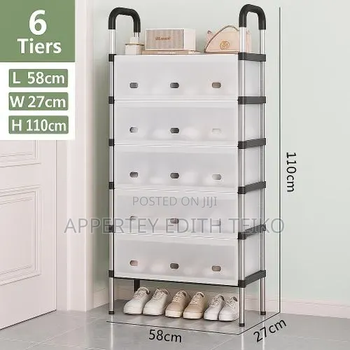 7-Tier Dust-Proof Shoe Storage Organizer