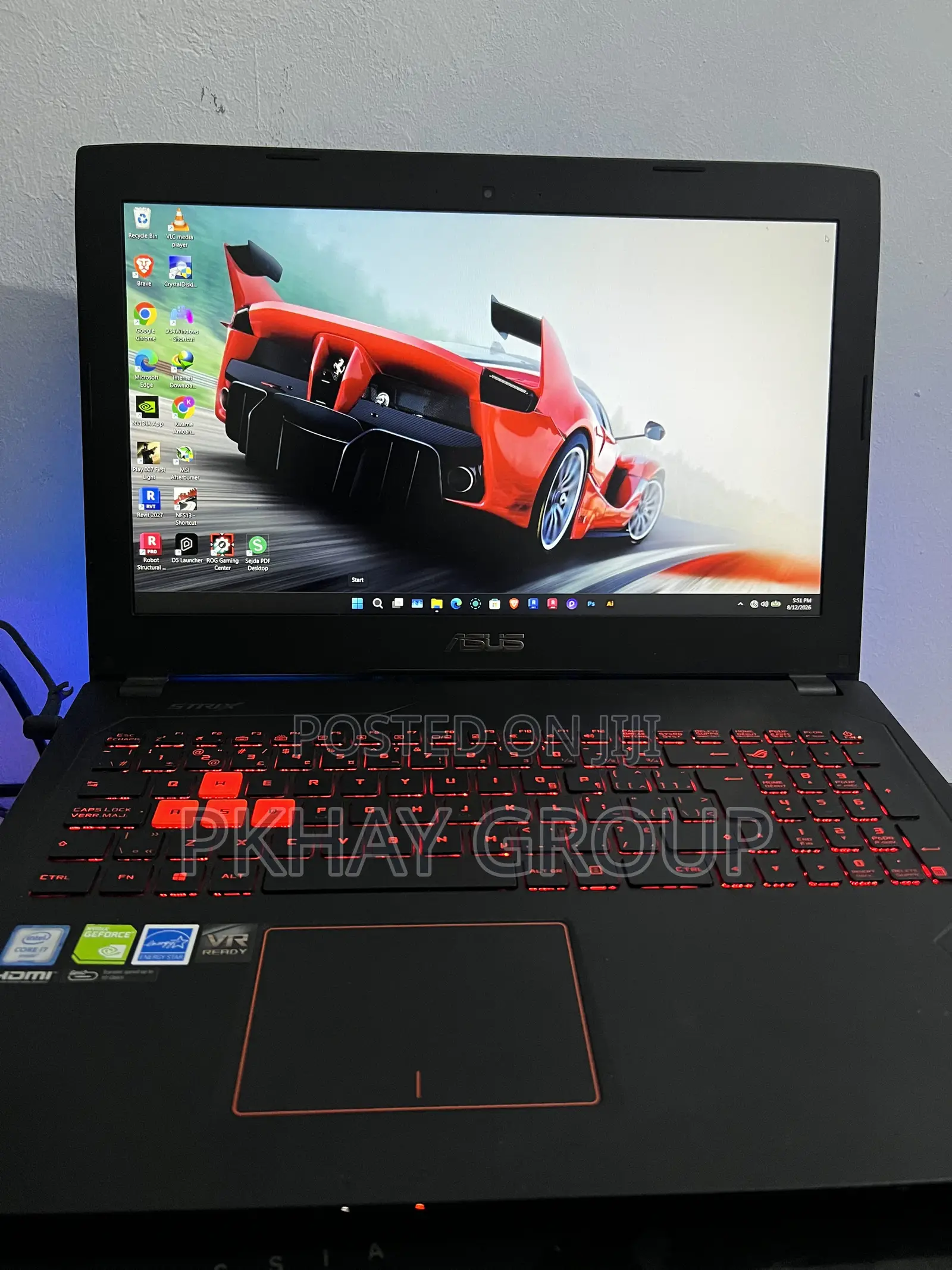 New Laptop Asus ROG GL502VS 32GB Intel Core i9 SSD 1.5T