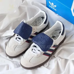 Adidas Samba OG Sneakers Stylized as a "Grains De Café" (Coffee Beans)