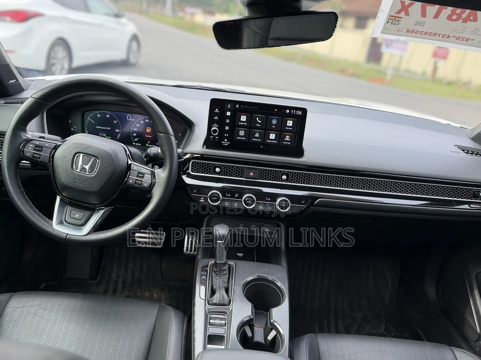 Honda Civic Hybrid Sport Touring CVT 2025 White