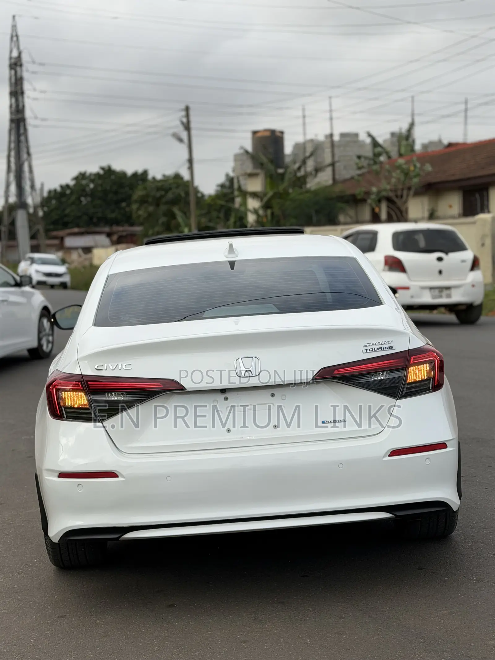 Honda Civic Hybrid Sport Touring CVT 2025 White