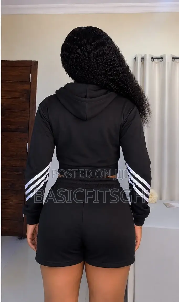 Women 2pcs Jacket and Shorts Set
