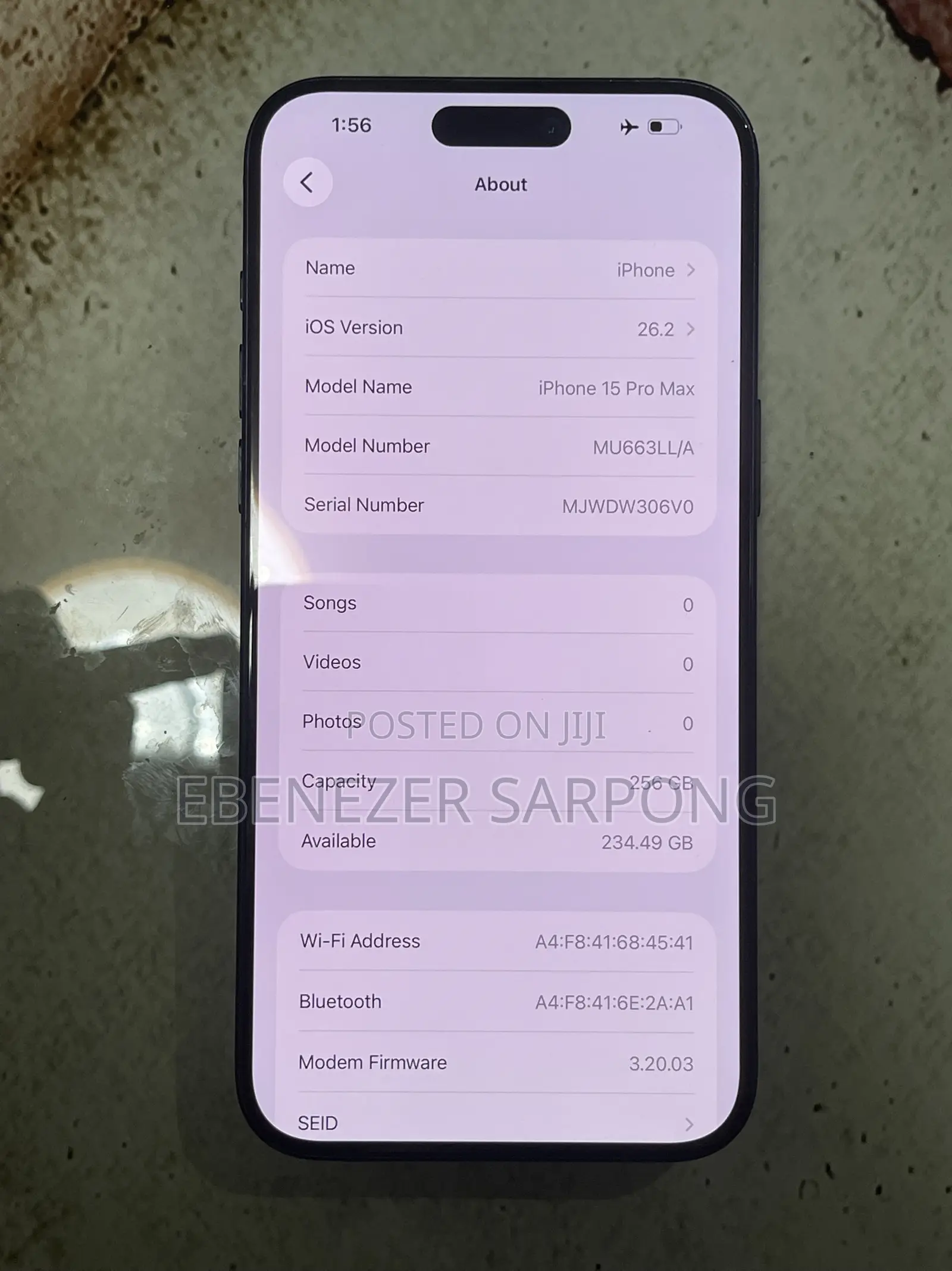 Apple iPhone 15 Pro Max 256 GB Blue