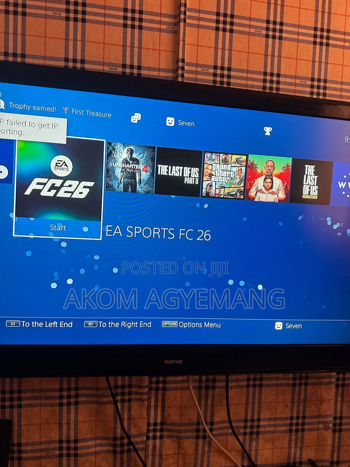 Ps4 Standard 500GB, Account, With Games and Two Controllers