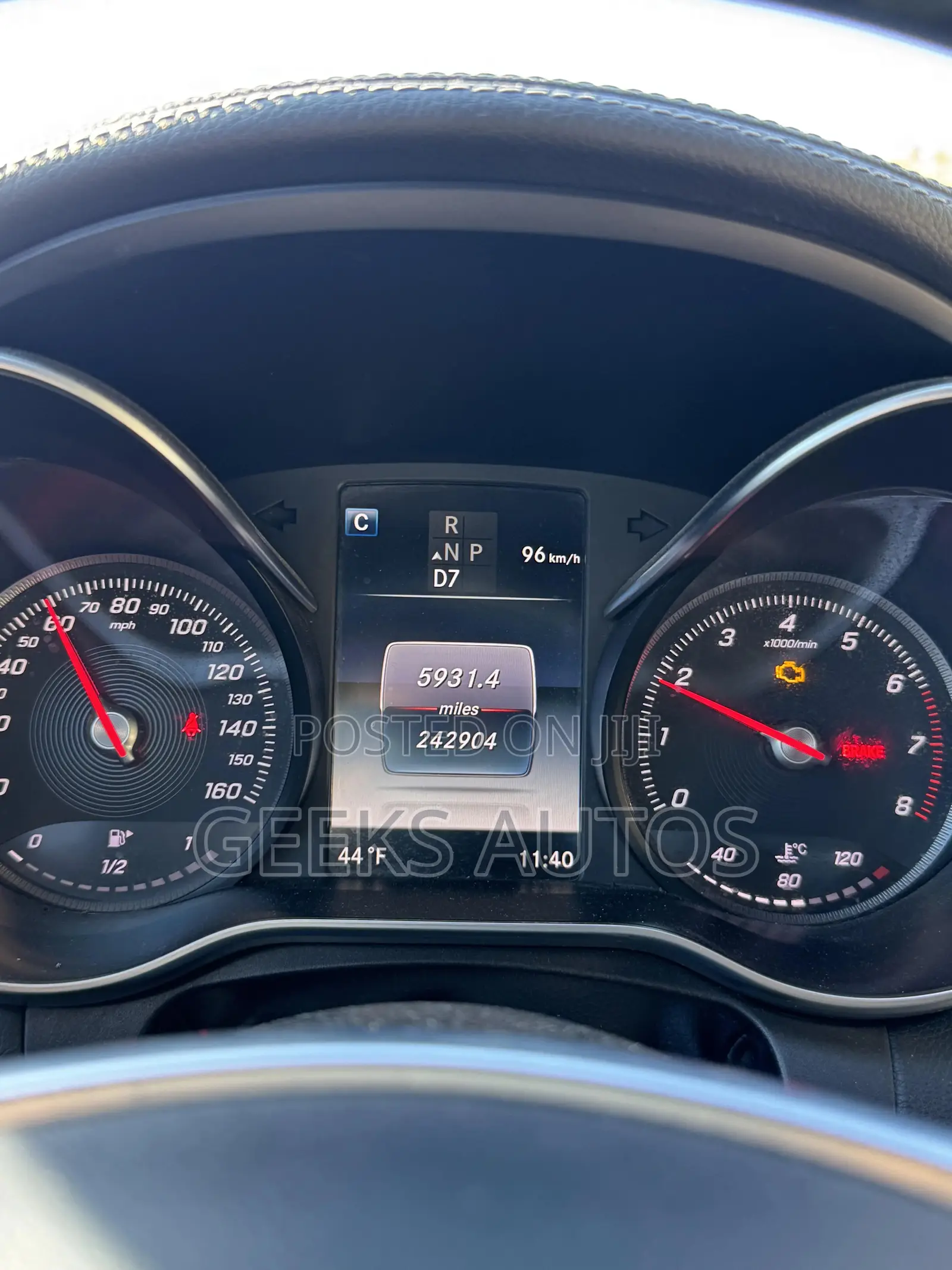 Mercedes-Benz C300 W205 Mileage Correction/ Reduction