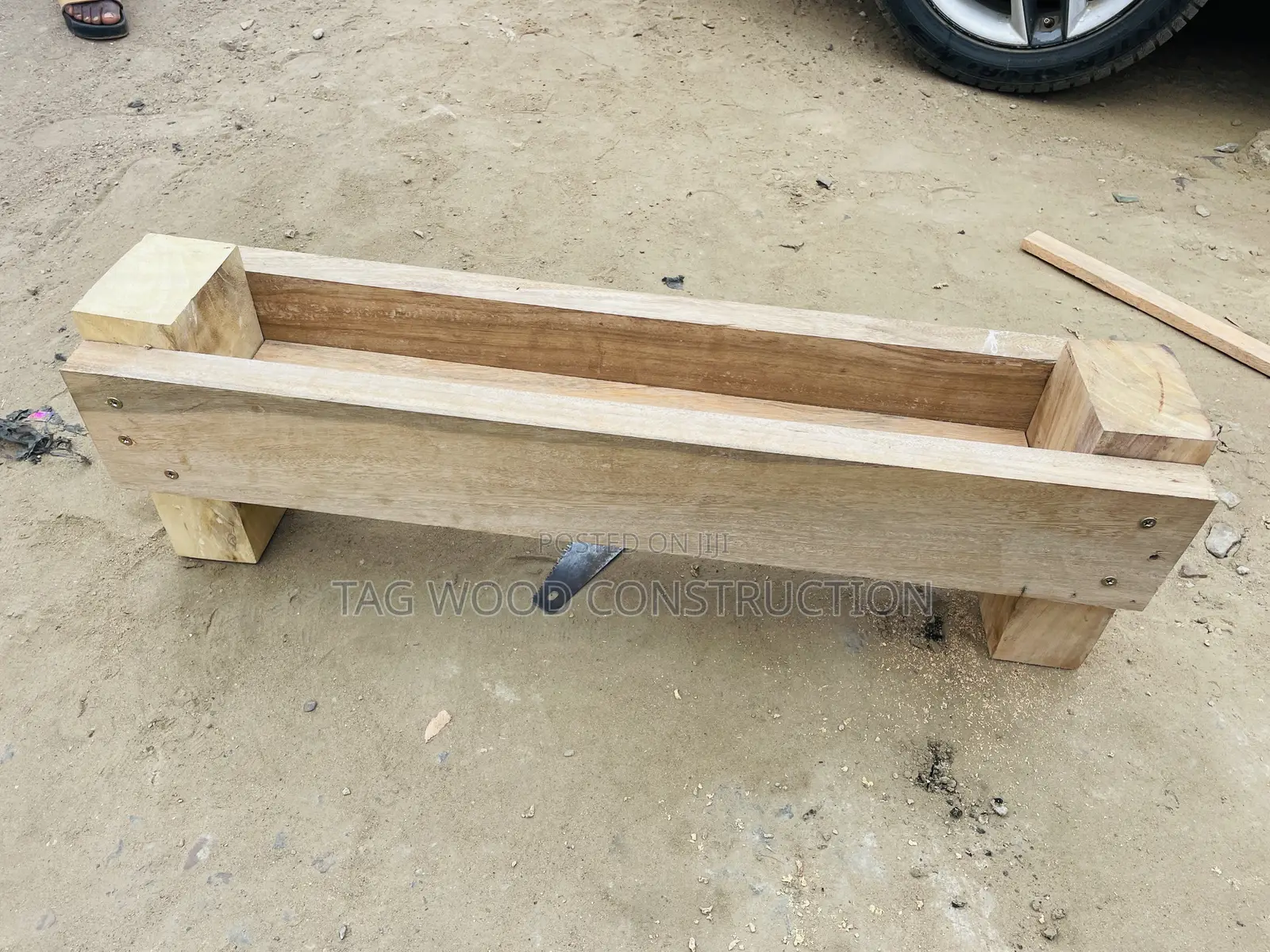 3feet Wooden Flower Pot
