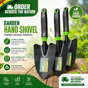 Garden Hand Shovel – Hand Trowel – Black/Green