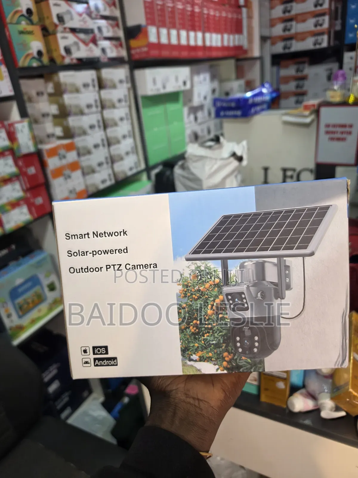 Dual Lens Solar Camera 4g