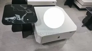 Italian Marble Coffee Table With Drawer Storage
